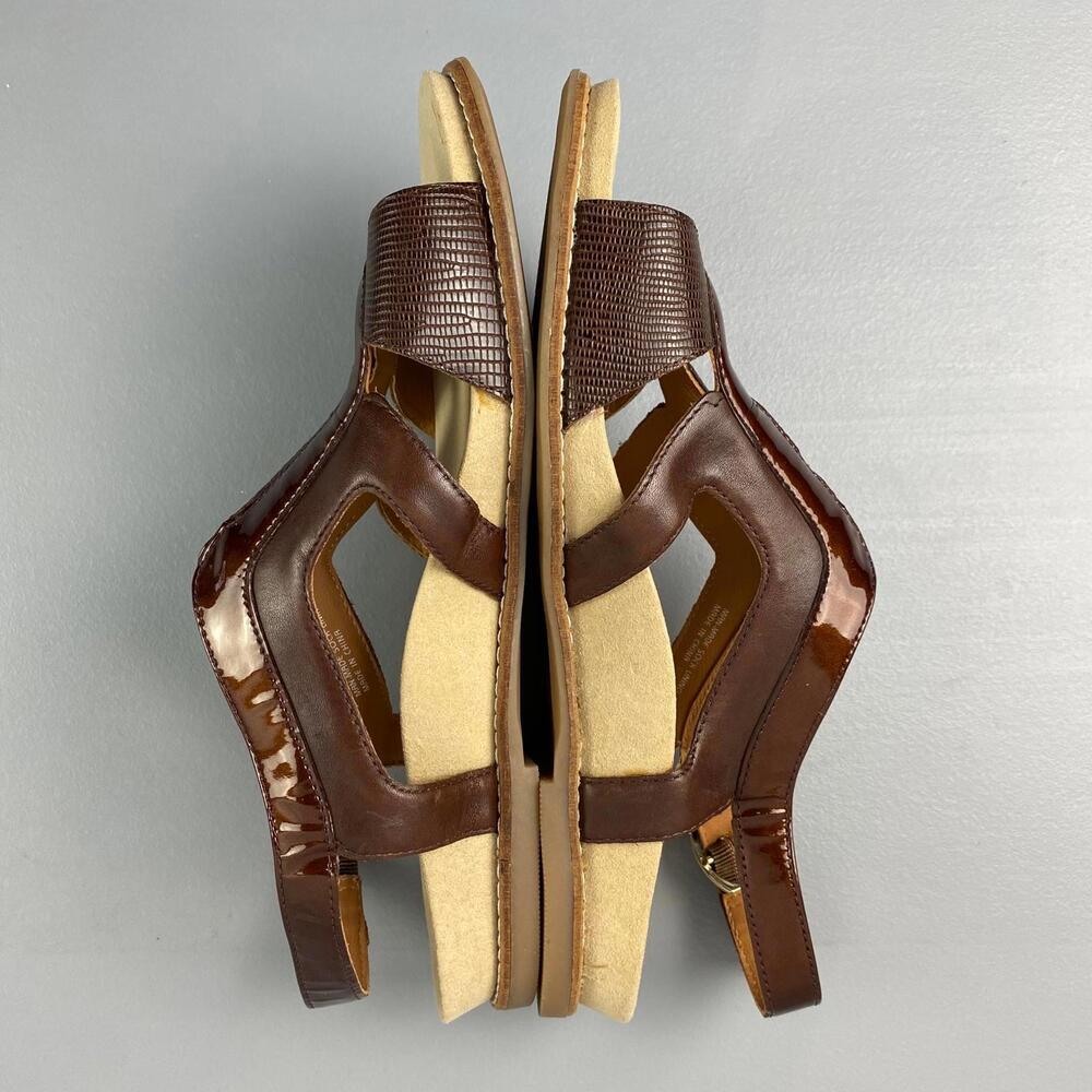 Earthies Brown Sandals - Picture 7 of 10